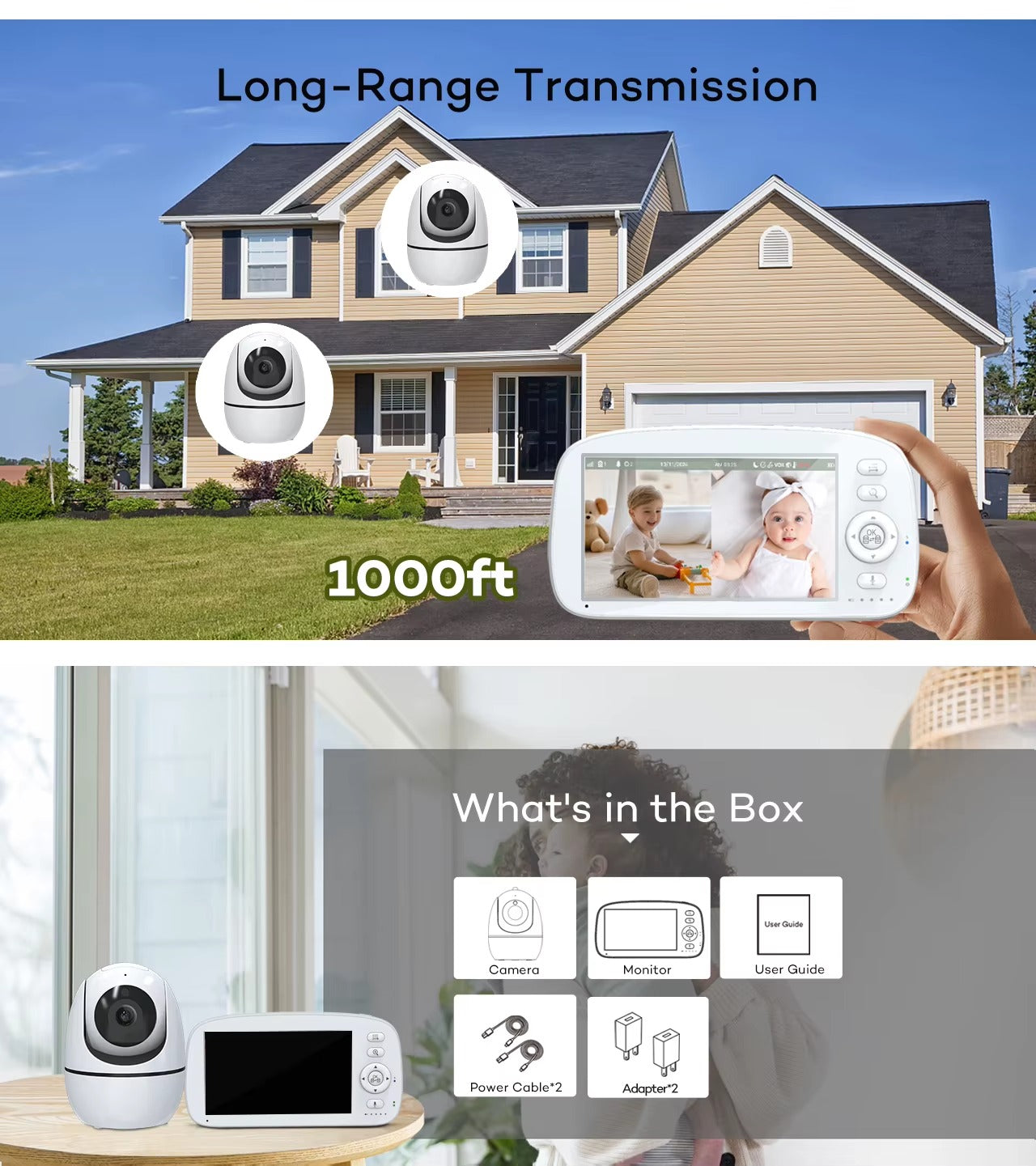 Ocealino Premium Video Baby Monitor